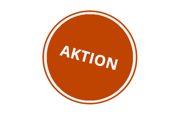 Button mit der Aufschrift "Aktion"