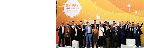 Gruppenbild ADG Team auf der expopharm