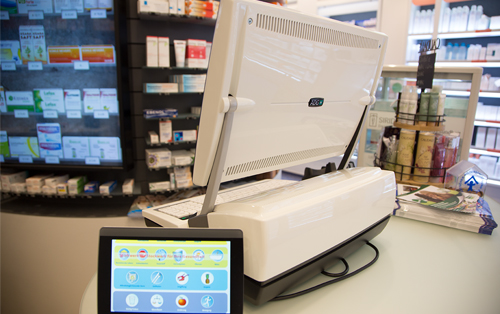 Kassensystem ADGRAYCE T in der Rathaus Apotheke in Hagen