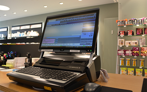 Kassensystem ADGRAYCE T in der Stadt Apotheke in Nürtingen