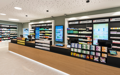 HV Tisch der Stadt Apotheke in Nürtingen